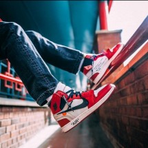 OFF-WHITE x Air Jordan AJ1 하이탑