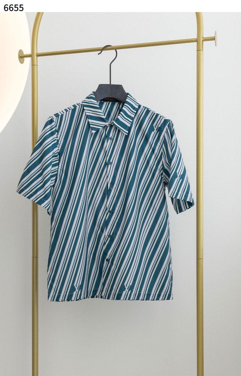 루이비통 Short-Sleeved Printed Cotton Shirt (국내배송)