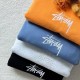 스투시(Stussy) 스탁 로고 아플리케 후드 티셔츠 (국내배송)