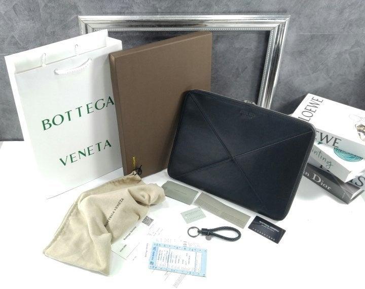 보테가베네타 578353 VBIU0 1000 블랙 버터도큐먼트케이스 (국내배송)