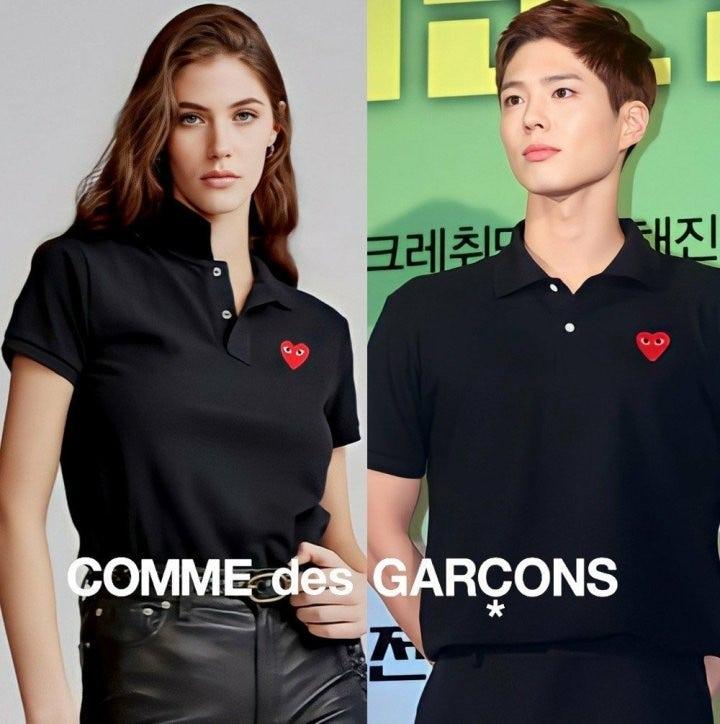 꼼데가르송 차원이 다른 커플 카라티 (국내배송)