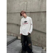 발렌시아가 클래식 라운드넥 긴팔 티셔츠 (해외배송)