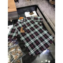버버리 플레드 클래식 반팔 셔츠 (해외배송)
