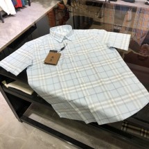 버버리 플레드 클래식 반팔 셔츠 (해외배송)