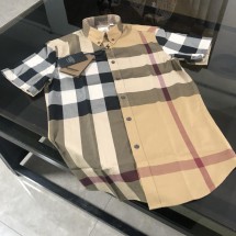 버버리 남성용 체크무늬 셔츠 (해외배송)