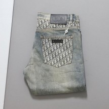 디올 오블리크 포켓 가죽 패치 데님팬츠 (국내배송)